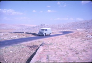Roman road Syria, somewhere between Aleppo and the Turkish border, 8 June 1962